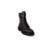 Guess Brown Artificial Leather Lace-Up Boots